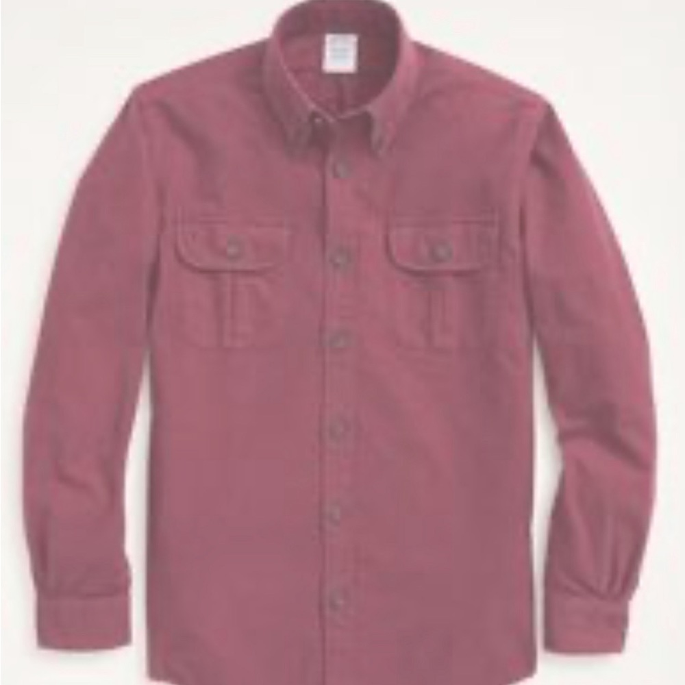 Brooks Brothers Men’s Archive Chamois Shirt, Regent Fit, L